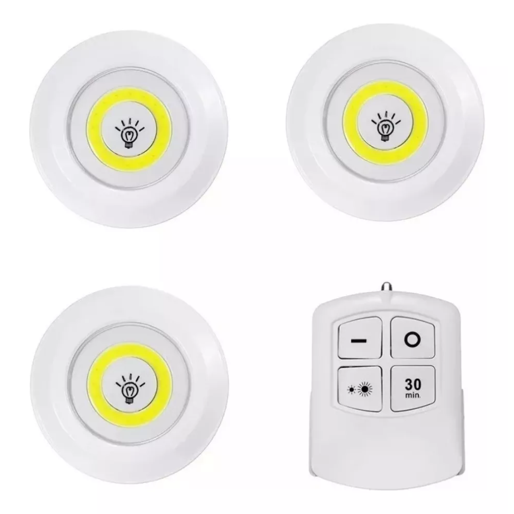 Brillo Infinito - Set 3 Luces Led A Control Remoto