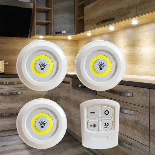 Brillo Infinito - Set 3 Luces Led A Control Remoto
