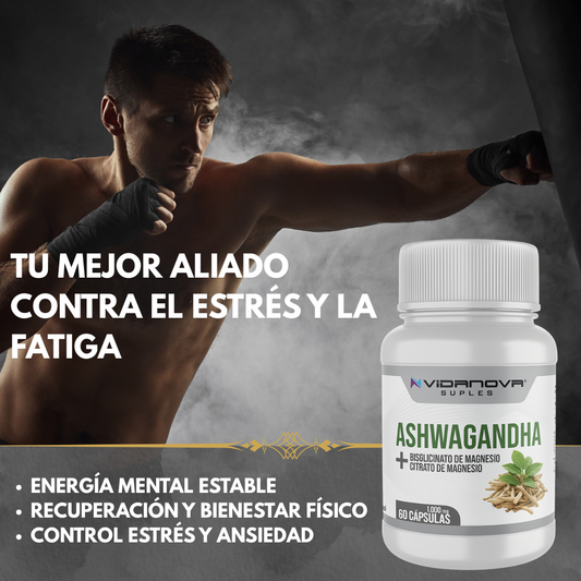 Ashwagandha + Magnesio 1000mg 60 CAPS