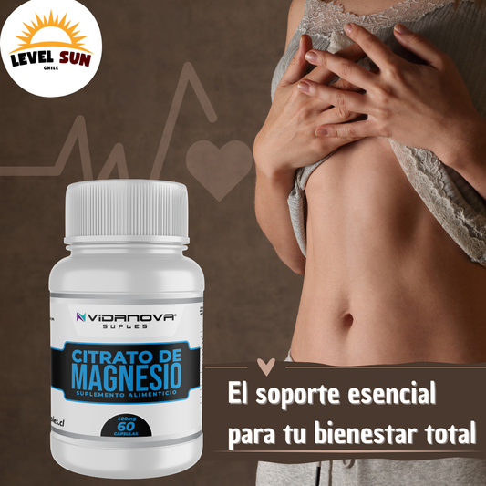 Citrato de Magnesio 400mg 60 Caps